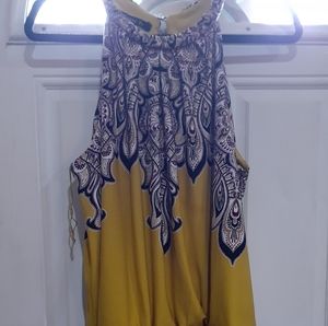 Causal multi print dress